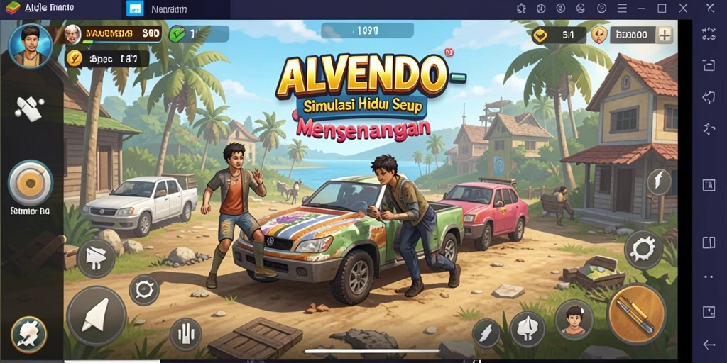 Tampak gameplay <strong>ALVENDO</strong> yang seru dan interaktif.