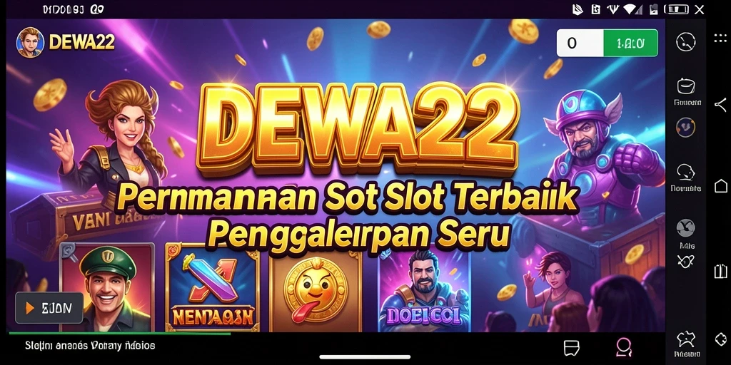 Tampilan gameplay DEWA22 yang menawan dan seru.