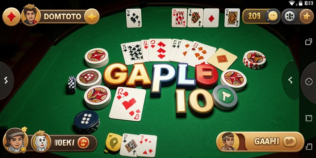 Tampilan gameplay seru dan kompetitif di DOMTOTO.