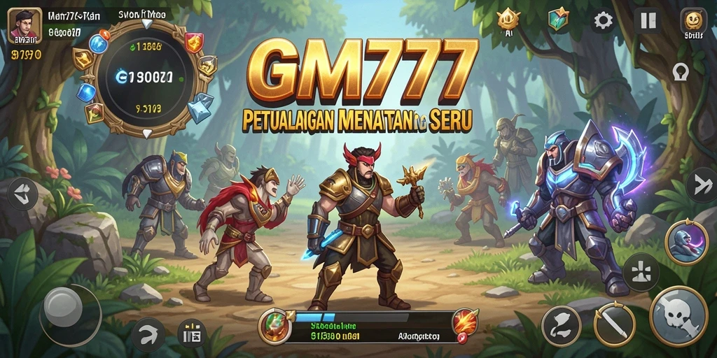 Tampilan menakjubkan dari gameplay petualangan GM777.