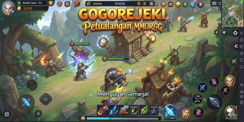 Gameplay menarik dari GOGOREJEKI dengan visual menakjubkan.