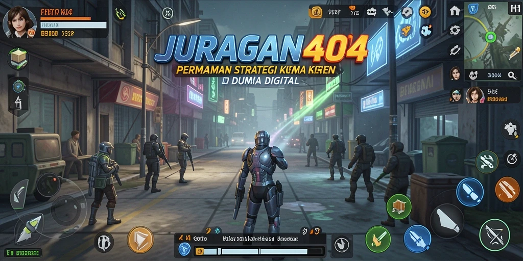 Tampilan gameplay menarik di JURAGAN404 dengan strategi bisnis yang mendebarkan.