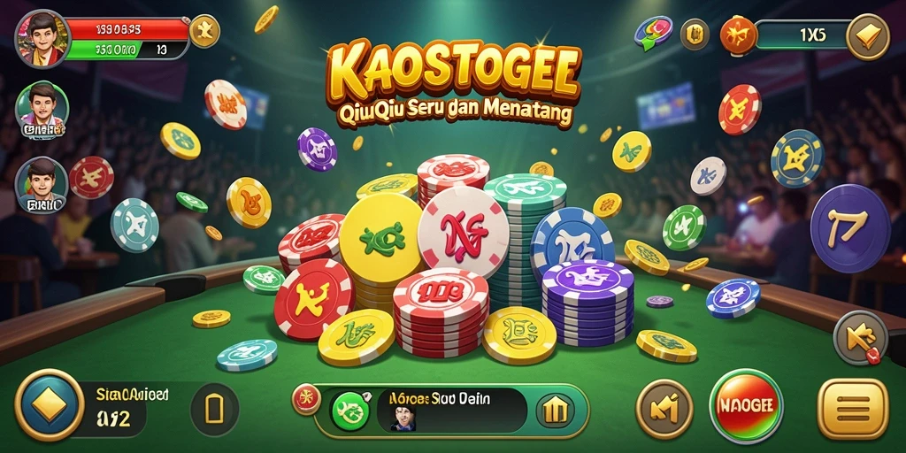 Tampilan gameplay QiuQiu yang menarik dan seru di KAOSTOGEL.