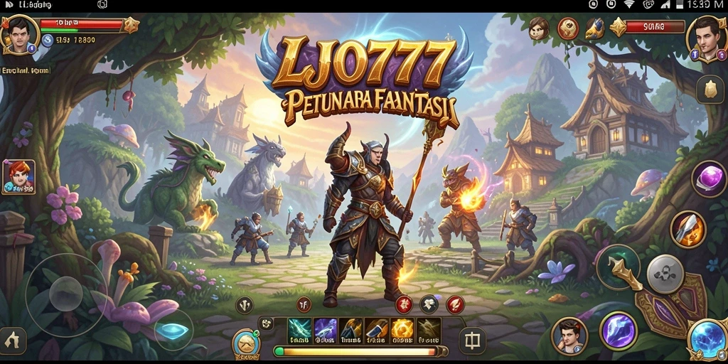 Tangkapan layar gameplay LJO777 yang menampilkan aksi petualangan yang mendebarkan.