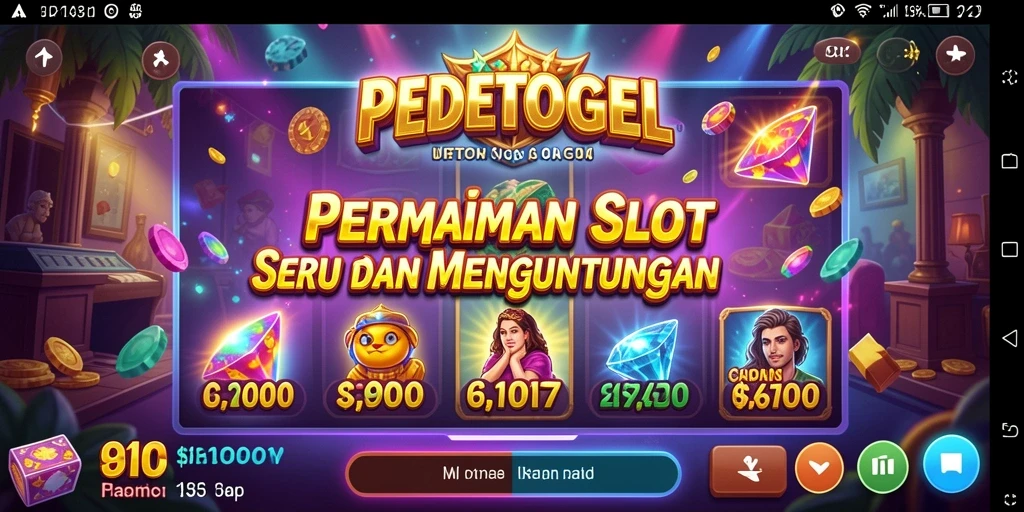 Tampilan gameplay Slot PEDETOGEL yang menarik dan menghibur.