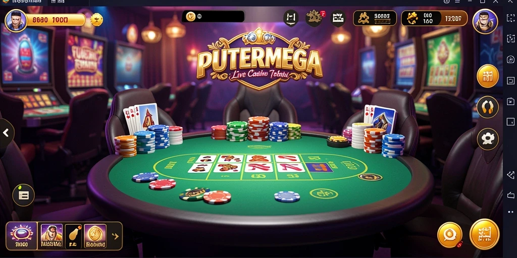 Gameplay Live Casino yang mendebarkan di PUTERMEGA dengan dealer langsung.