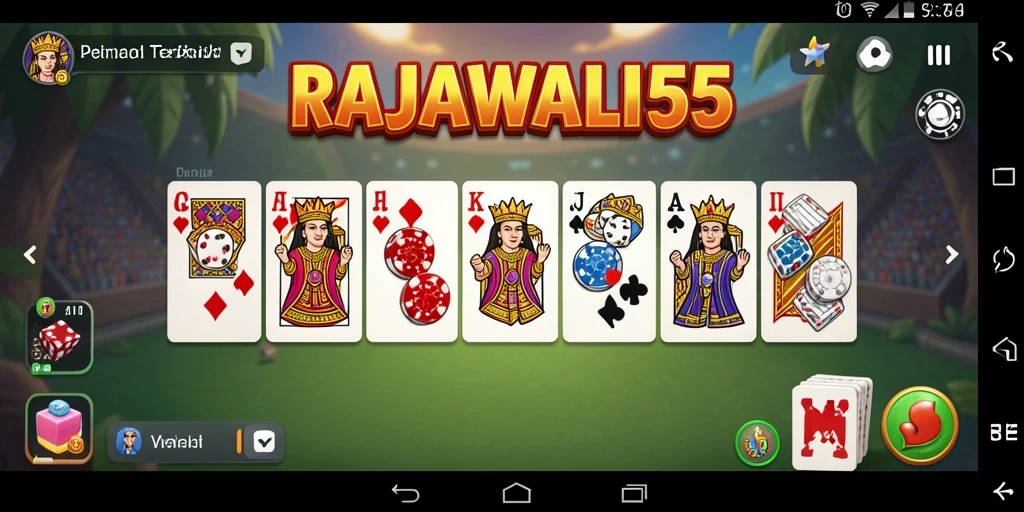Tampilan menarik dari gameplay RAJAWALI55 yang seru.