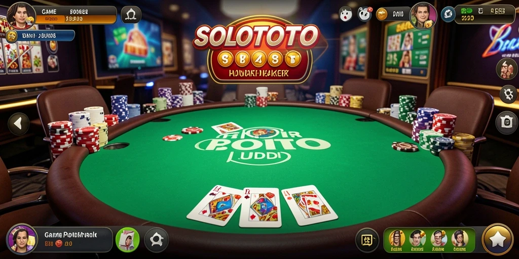 Tampilan gameplay menarik dari SOLOTOTO dengan fitur Poker yang mendebarkan.