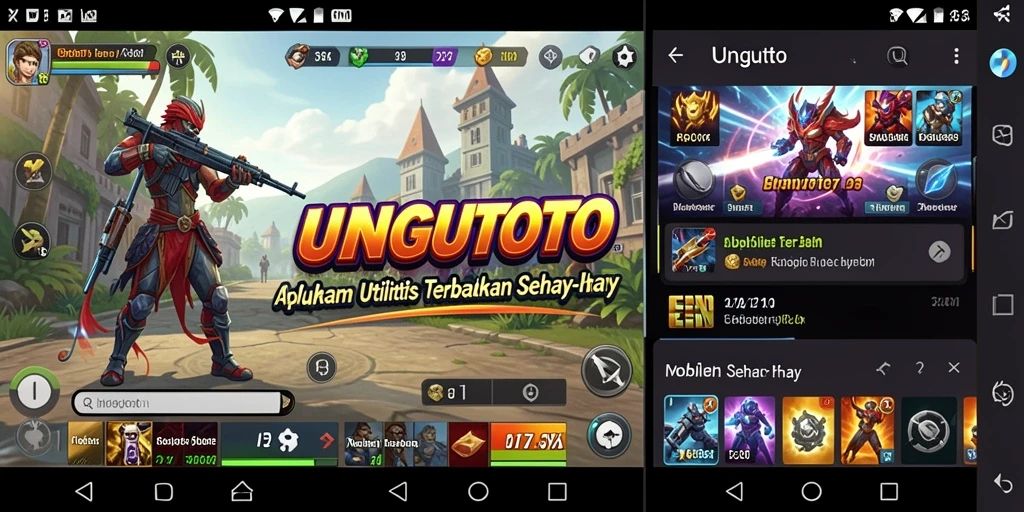 Tampilan antarmuka UNGUTOTO yang intuitif dan mudah dioperasikan.