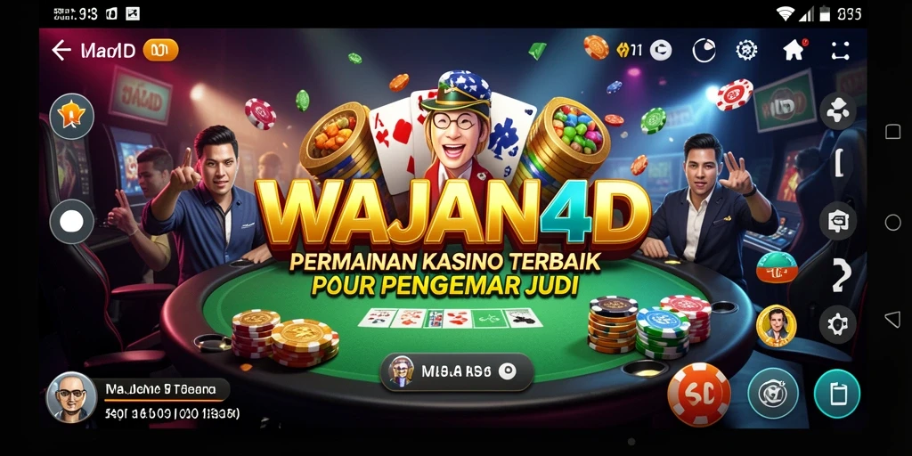 Gameplay menarik dari aplikasi kasino WAJAN4D yang penuh aksi.