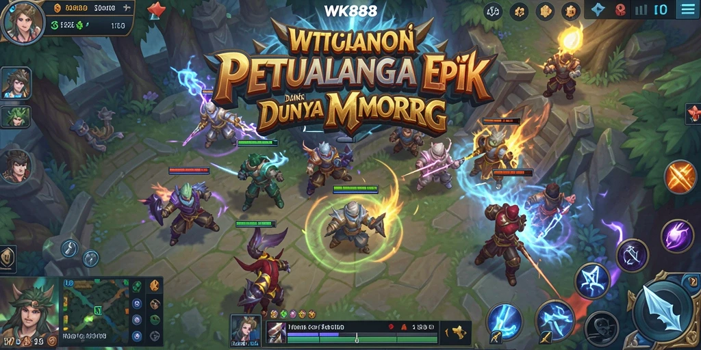 Tampilan gameplay mendalam dalam dunia MMORPG yang menakjubkan.
